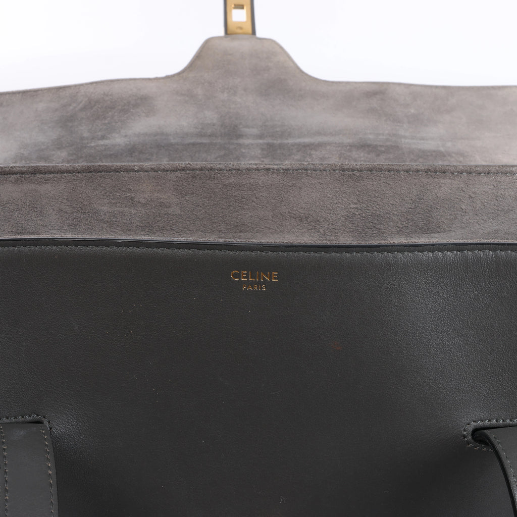 Bolso de hombro de piel CELINE Ava en verde