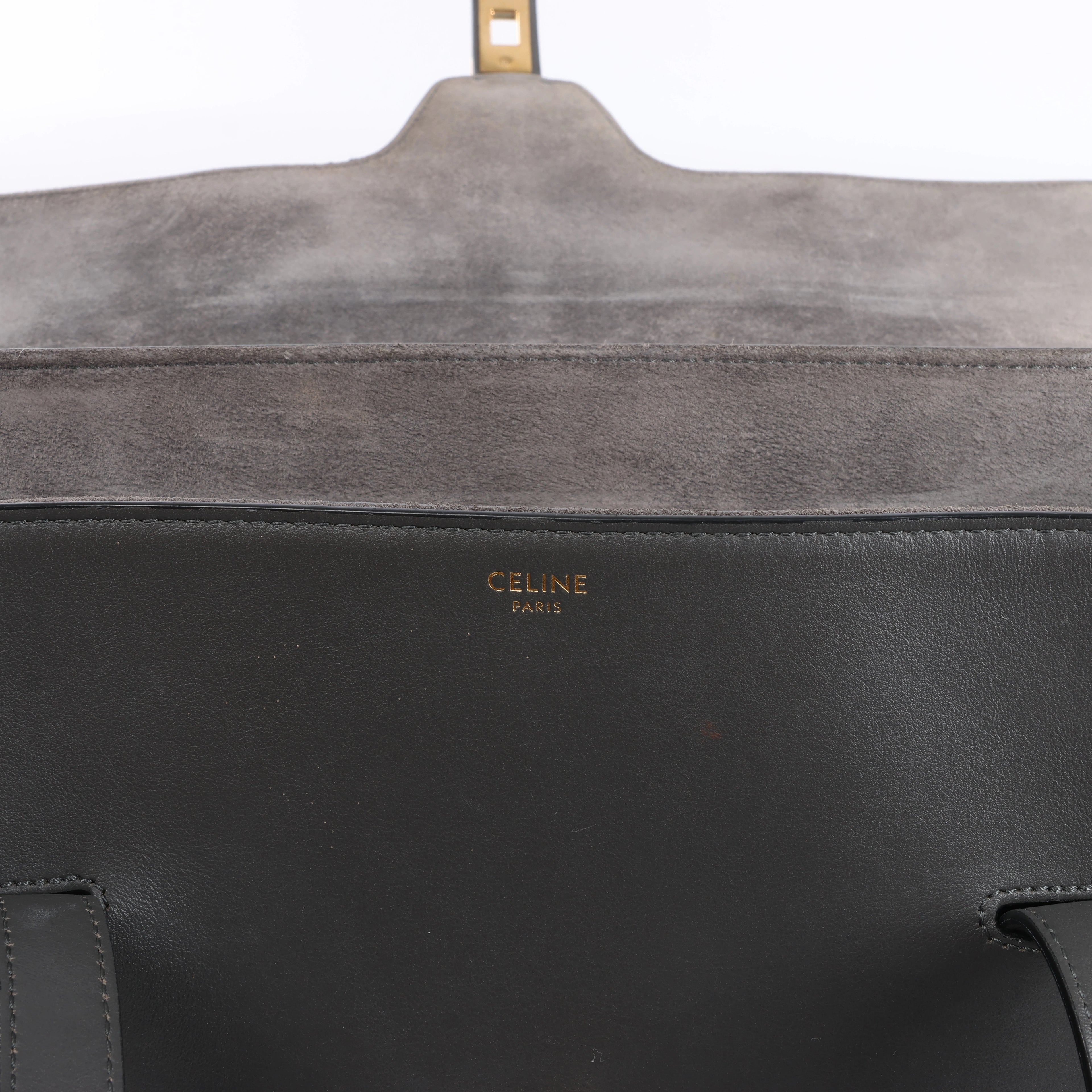 Bolso de hombro de piel CELINE Ava en verde