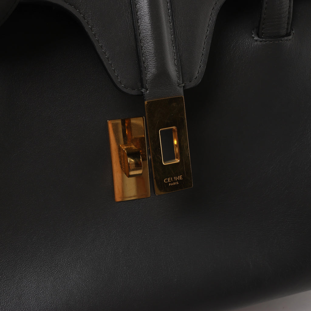 Bolso de hombro de piel CELINE Ava en verde