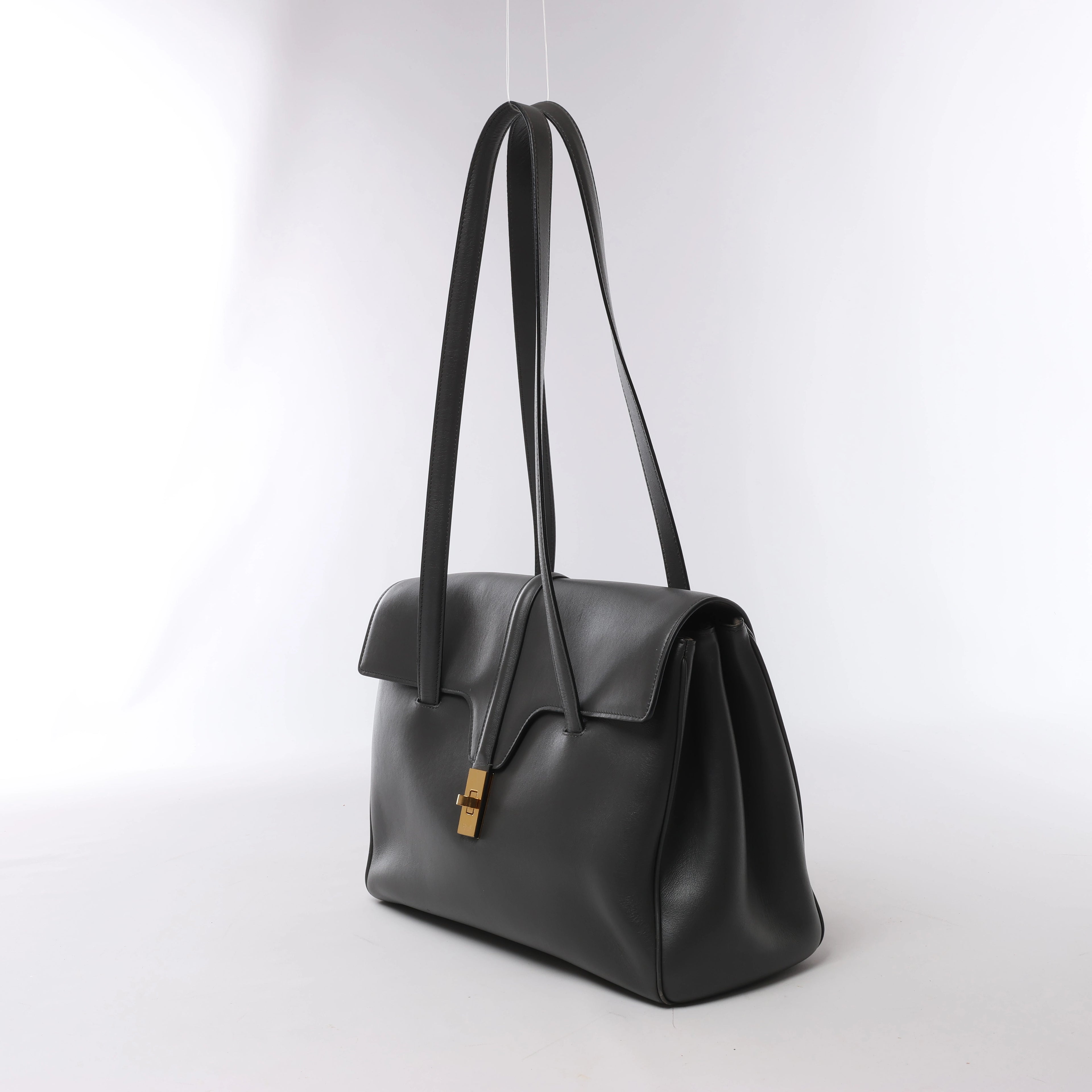 Bolso de hombro de piel CELINE Ava en verde