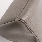 Celine Sac 16 Medium Grained Leather Shoulder Bag in Gray