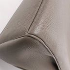 Celine Sac 16 Medium Grained Leather Shoulder Bag in Gray