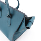 Celine Tie Knot Leather Handbag in Blue