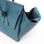 Celine Tie Knot Leather Handbag in Blue