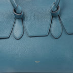 Celine Tie Knot Leather Handbag in Blue