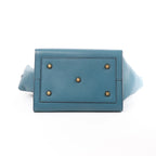 Celine Tie Knot Leather Handbag in Blue