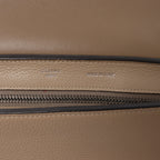 Bolso de mano CELINE Trapeze de cuero y ante 2 vías en marrón, negro, blanco