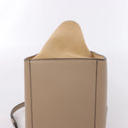Bolso de mano CELINE Trapeze de cuero y ante 2 vías en marrón, negro, blanco