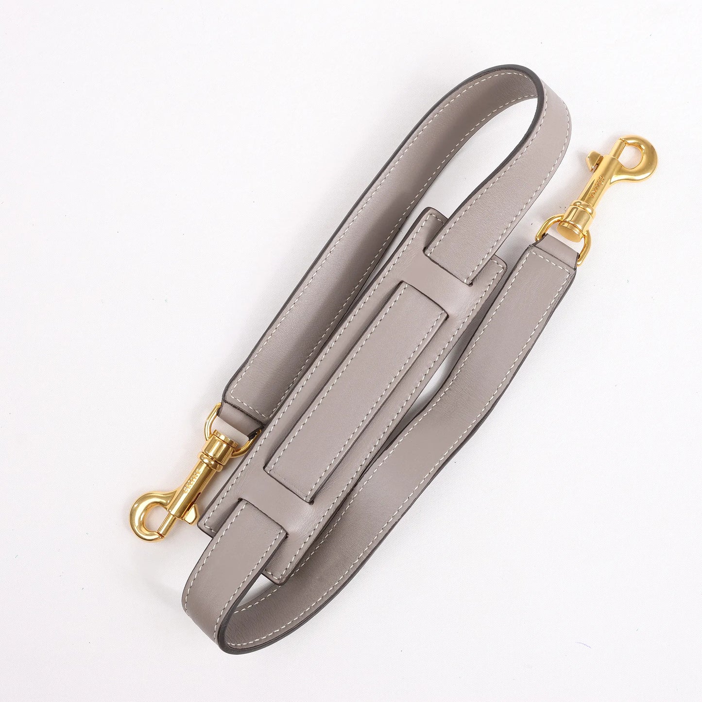 CELINE Trapeze Leather x Suede 2Way Handbag in Gray