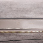 CELINE Trapeze Leather x Suede 2Way Handbag in Gray