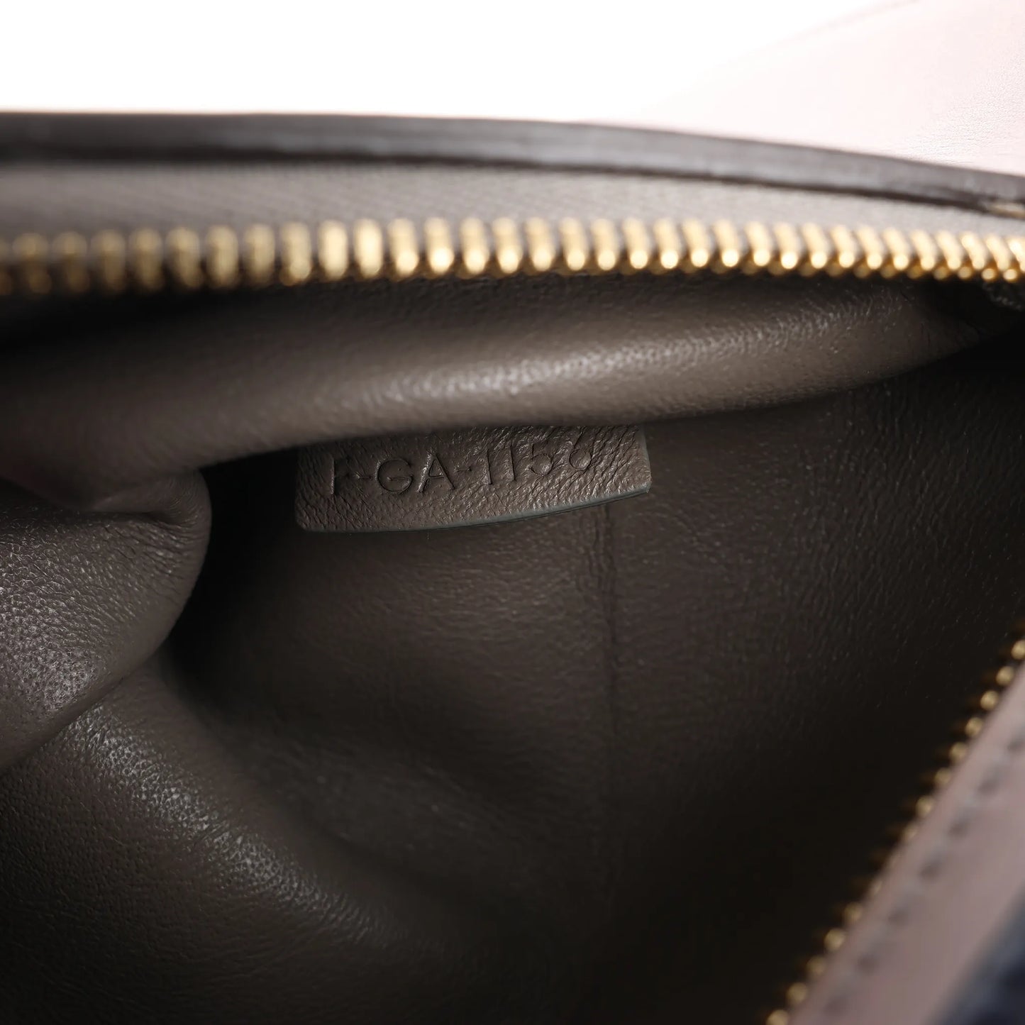 CELINE Trapeze Leather 2Way Handbag in Navy Blue x Taupe x Black