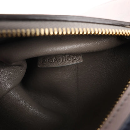 CELINE Trapeze Leather 2Way Handbag in Navy Blue x Taupe x Black