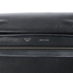 CELINE Trapeze Leather x Suede 2Way Handbag in Black