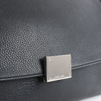 CELINE Trapeze Leather x Suede 2Way Handbag in Black