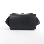 CELINE Trapeze Leather x Suede 2Way Handbag in Black