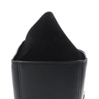 CELINE Trapeze Leather x Suede 2Way Handbag in Black