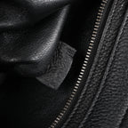 CELINE Trapeze Leather x Suede 2Way Handbag in Black