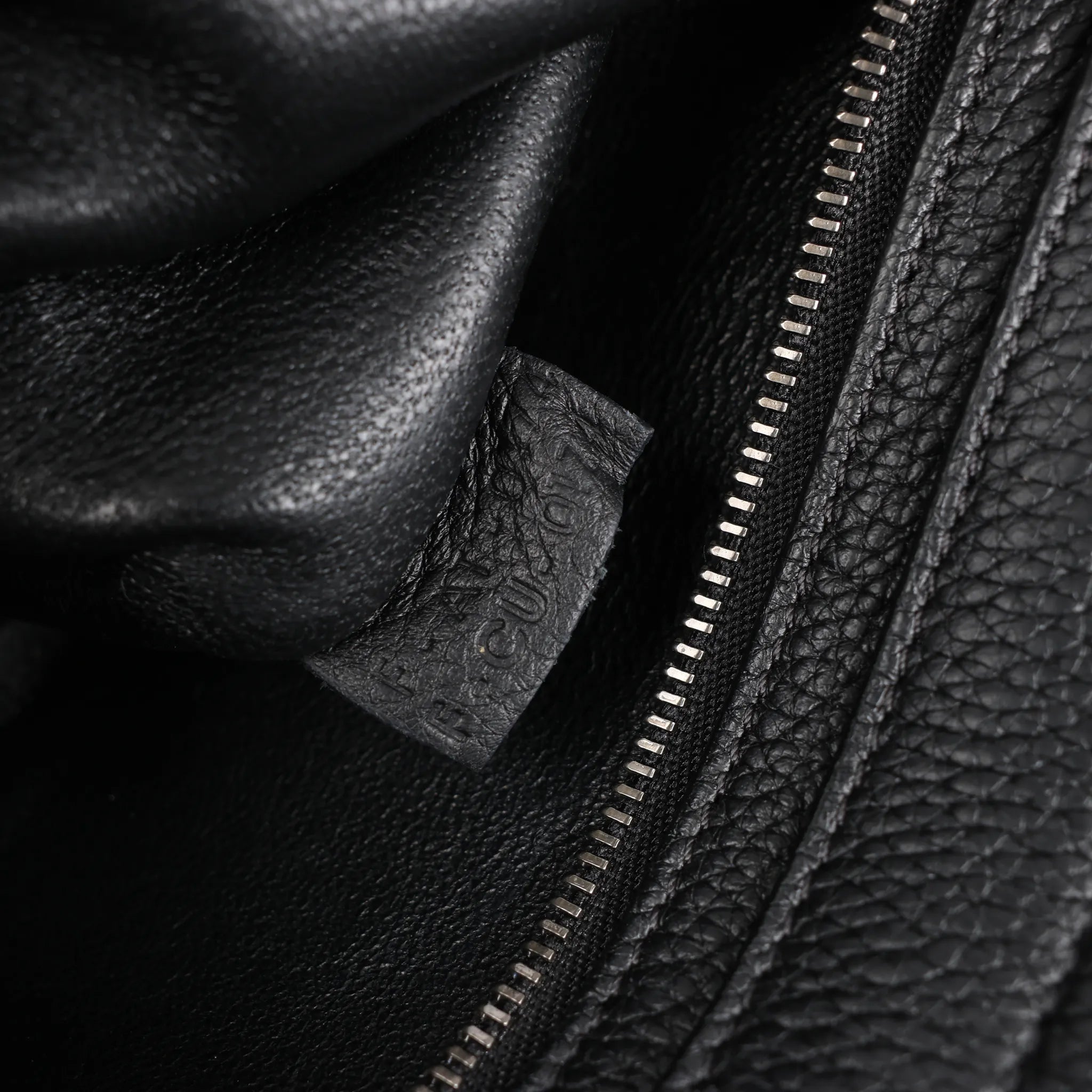 CELINE Trapeze Leather x Suede 2Way Handbag in Black
