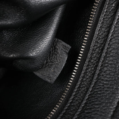 CELINE Trapezleder x Wildleder 2Way Handtasche in Schwarz