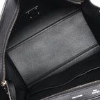 CELINE Trapeze Leather x Suede 2Way Handbag in Black
