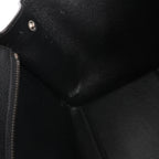 CELINE Trapeze Leather x Suede 2Way Handbag in Black