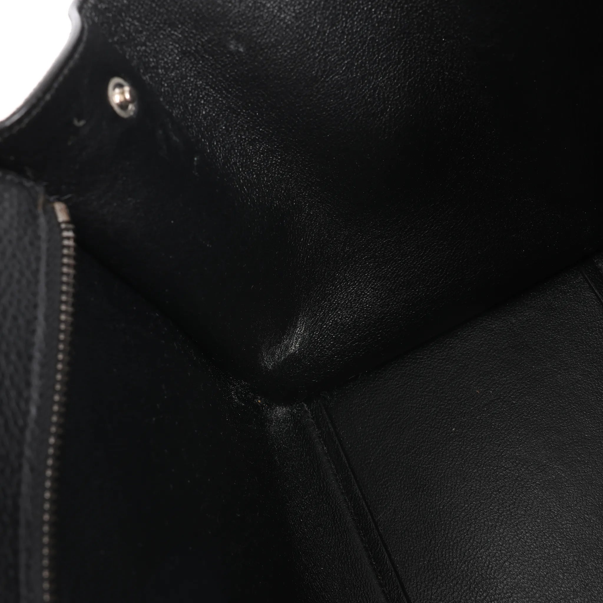 CELINE Trapeze Leather x Suede 2Way Handbag in Black