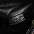 CELINE Trapeze Leather x Suede 2Way Handbag in Brown x Navy Blue x Black