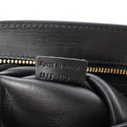 CELINE Trapeze Leather x Suede 2Way Handbag in Brown, Black, White