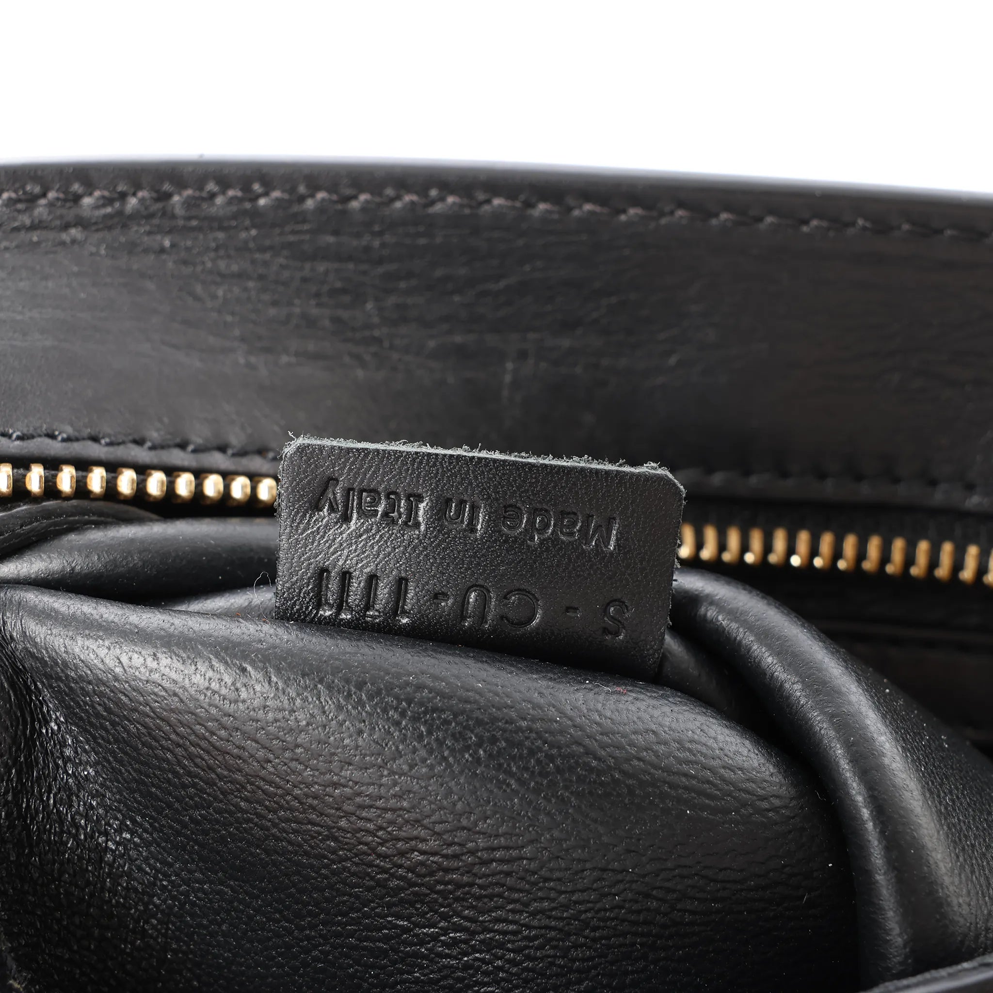 CELINE Trapeze Leather x Suede 2Way Handbag in Brown, Black, White
