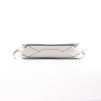 Celine Tri-Fold Leather Chain Shoulder Bag in Gray