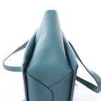 Celine Tri-Fold Leather Shoulder Bag in Blue