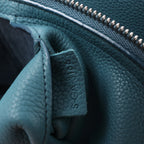Celine Tri-Fold Leather Shoulder Bag in Blue