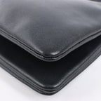 Celine Trio Large Leather Crossbody bag in Black