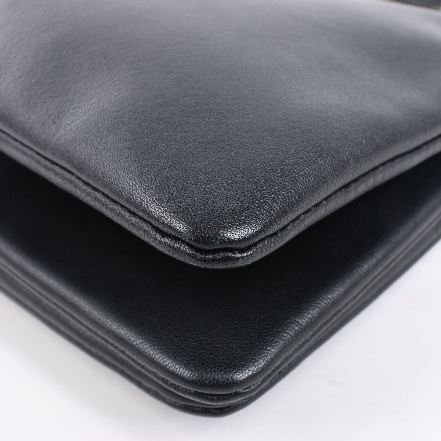 Celine Trio Large Leather Crossbody bag in Black