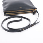 Celine Trio Large Leather Crossbody bag in Black