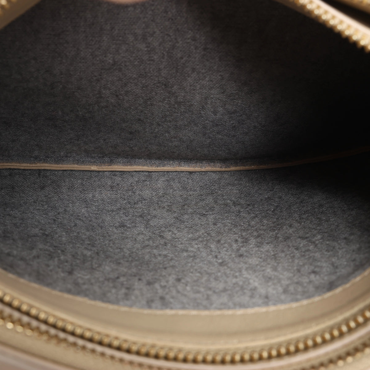 Celine Trio Large Leather Crossbody Bag in Beige