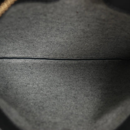 Celine Trio Large Leather Crossbody bag in Black