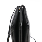 Celine Trio Large Leather Crossbody bag in Black