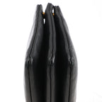Celine Trio Large Leather Crossbody bag in Black