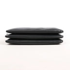 Celine Trio Large Leather Crossbody bag in Black