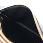 Celine Trio Small Leather Crossbody bag in Black