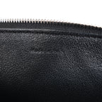 Celine Trio Oversized Edge Leather Crossbody bag in Black