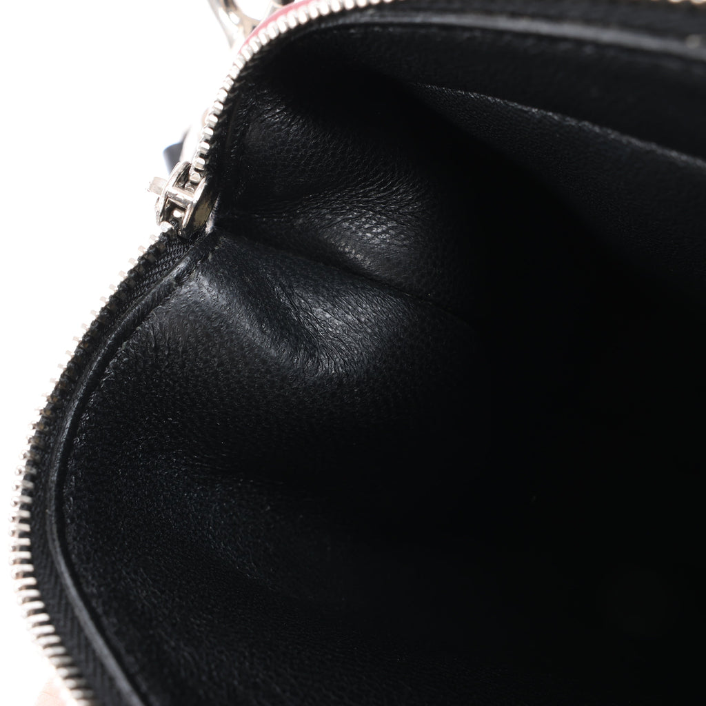 Celine Trio Oversized Edge Leather Crossbody bag in Black