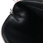 Celine Trio Oversized Edge Leather Crossbody bag in Black