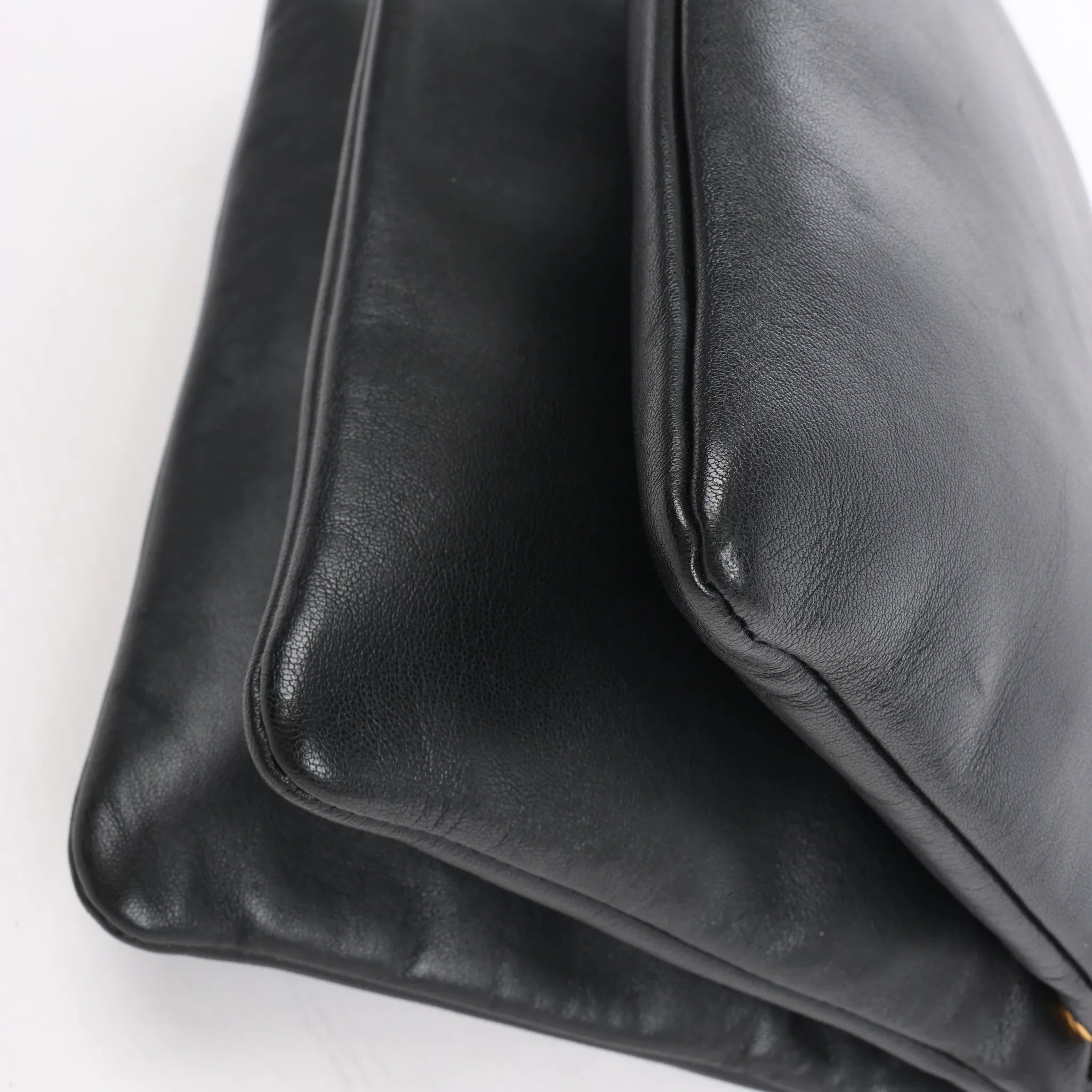 Celine Trio Large Leather Crossbody bag in Black