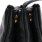 Celine Trio Large Leather Crossbody bag in Black
