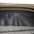 Celine Trio Large Leather Crossbody bag in Black