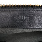 Celine Trio Large Leather Crossbody bag in Black
