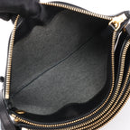 Celine Trio Large Leather Crossbody bag in Black