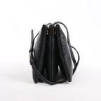 Celine Trio Large Leather Crossbody bag in Black